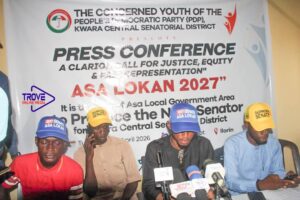 ASA LOKAN 2027: PDP Youth Demands Zoning Of Kwara Central Senate Ticket To Asa
