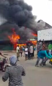 Fire Guts Five Shops, Affects Storey Building in Ilorin