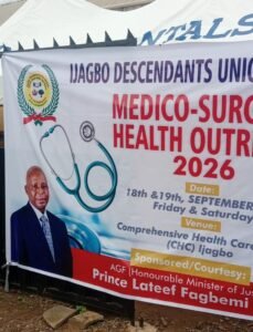 AGF Organises Medical Outreach for Indigent Residents in Kwara